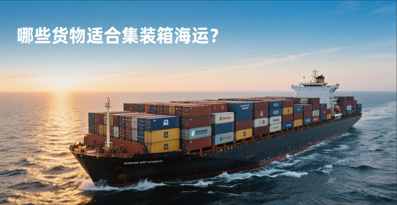 哪些货物适合集装箱海运？？